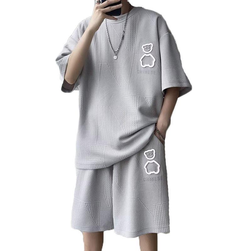 専用！10点売まとめ売り男子150 160ブランドTシャツとショートパンツセット tシャツ 2点 上下セット メンズ 夏服 ショート パンツ 上着 熊柄