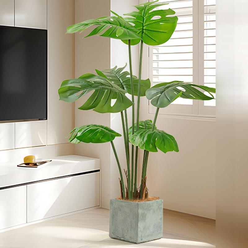 人工 観葉植物 180cm 亀背竹 モンステラ フェイクグリーン 光触媒