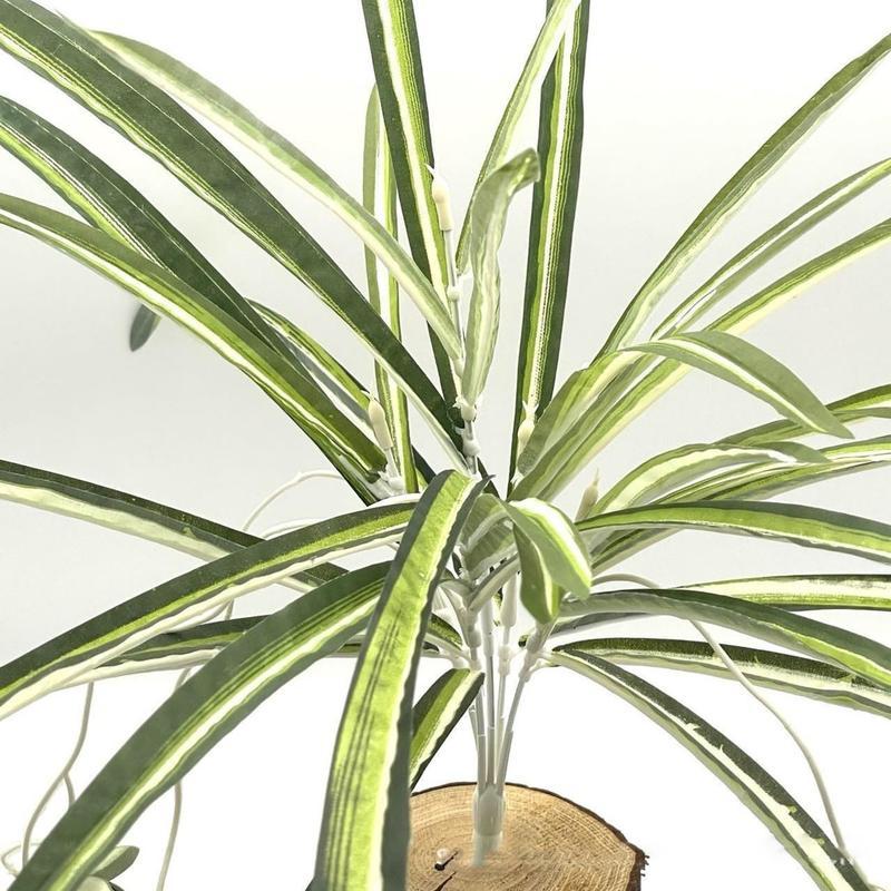 フェイクグリーン オリヅルラン リアル 吊り下げ 人工観葉植物
