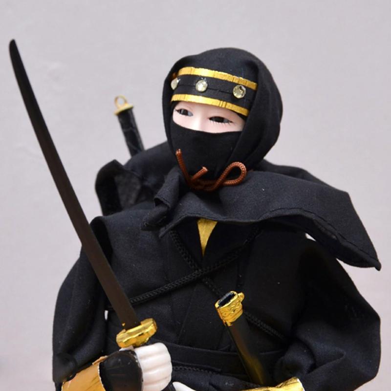 武士人形 忍び人形 忍者 和風ドール 侍 サムライ 武士ドール ファン