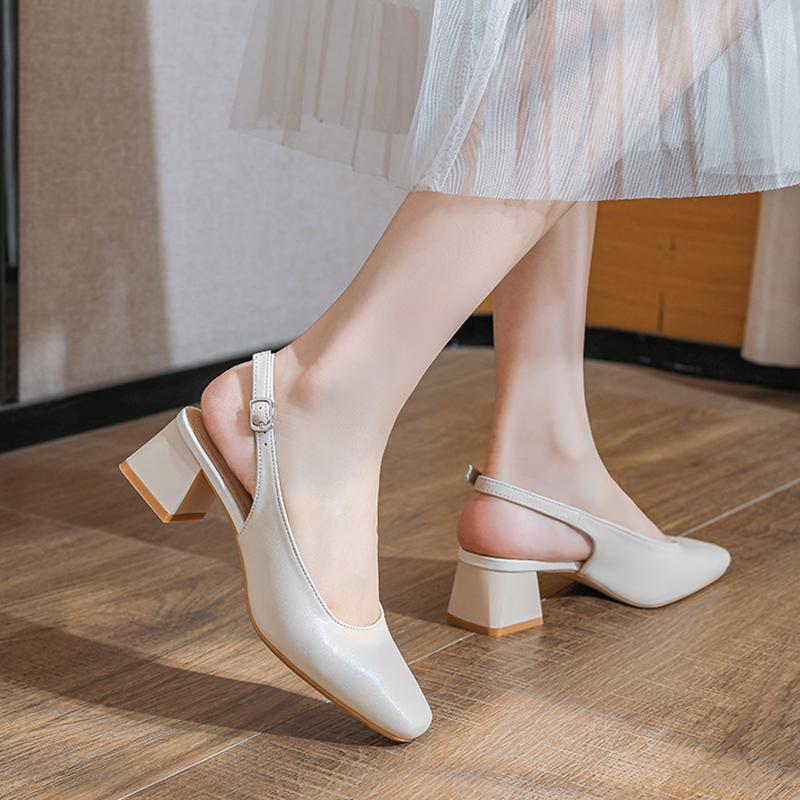 ミュールパンプス サボ ストライプサンダル レディース サンダル