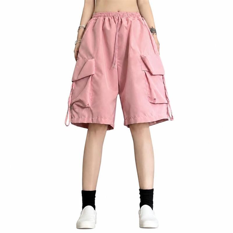 ハーフパンツ カーゴパンツ ワイド ショート メンズ レディース 5分丈