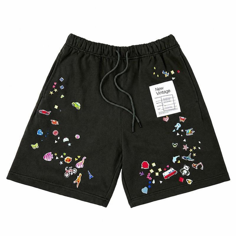 ハーフパンツ メンズ スウェット ショートパンツ グラフィック