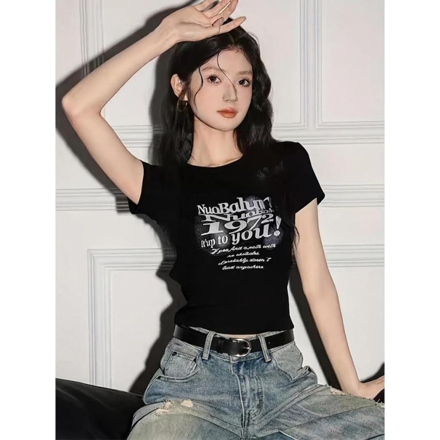 Tシャツ レディース 半袖 背中開き レース 切り替え リボン トップス