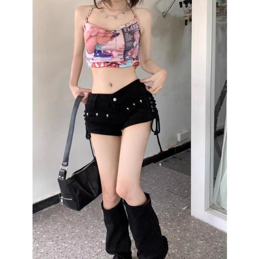 デニム ショートパンツ レディース ローライズ ホットパンツ セクシー