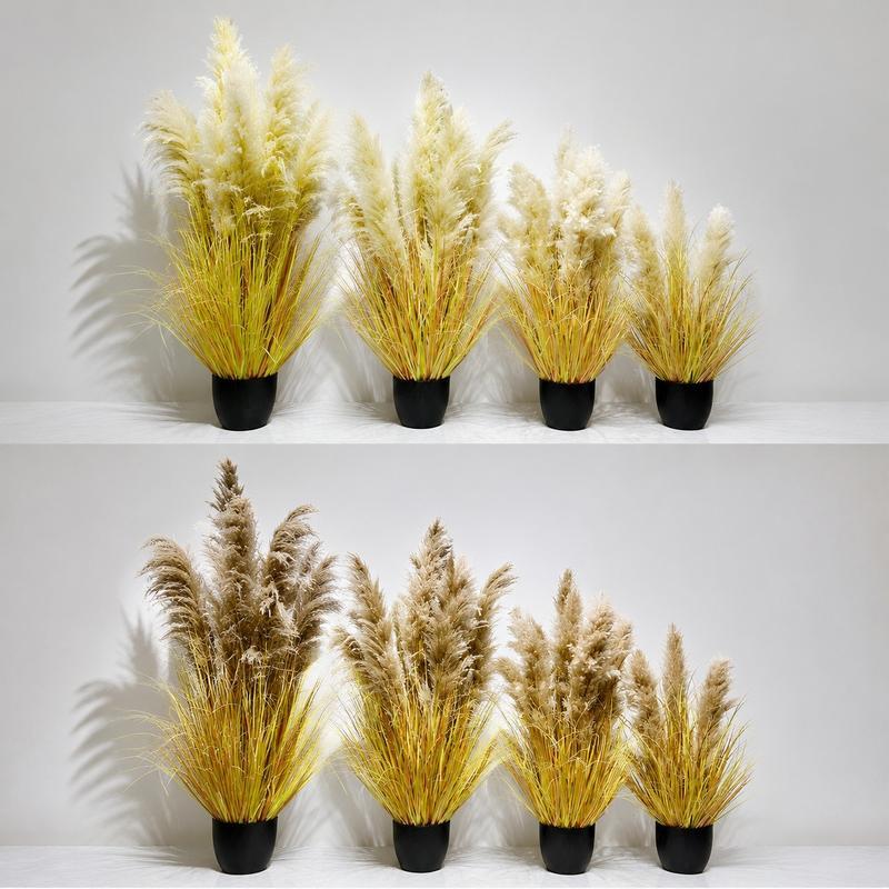 人工観葉植物 パンパスグラス 鉢植え フェイク植物 大型 リアル 室内用
