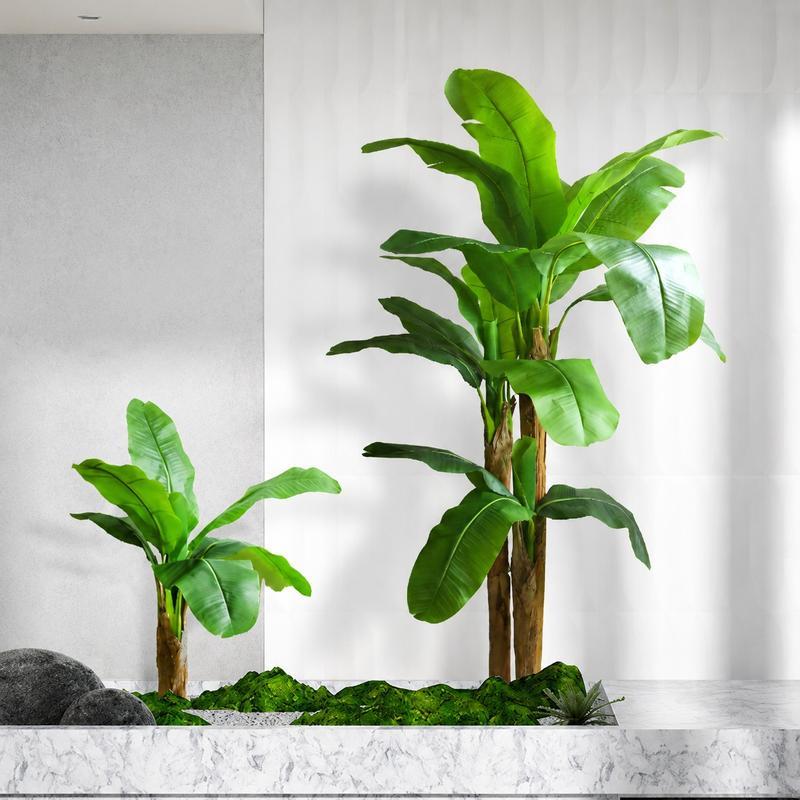 人工観葉植物 バナナツリー 120cm 大型 リアル バナナの木 観葉植物