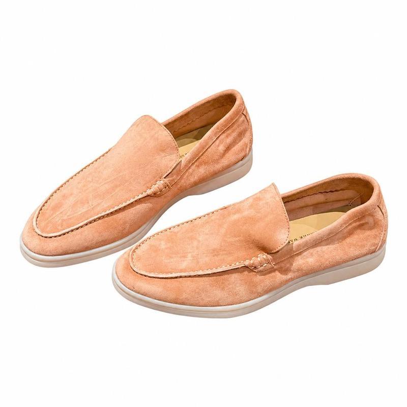 LARDINI ローファー スエード ドライビング デッキ シューズ EU 42 ローファー メンズ スリッポン 本革 スエード モカシン ドライビング