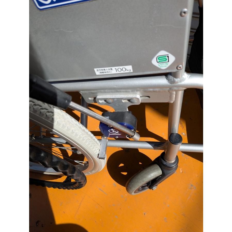 送料無料（一部地域を除く）　カワムラサイクル　自走式車いす KA22-40SB　KM-25-0930-06 送料無料（一部地域を除く） カワムラサイクル 自走式車いす KA22-40SB