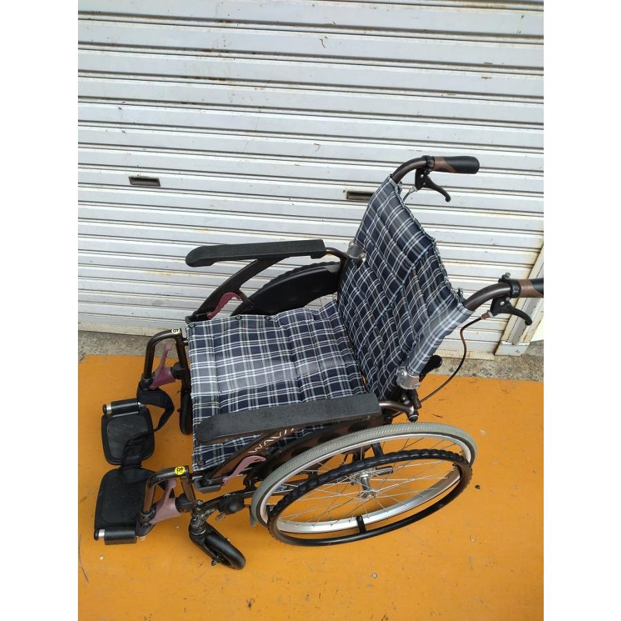 KS-23-0907-01 色褪せあり レッグサポート代用品 自走車椅子 WAP22-40S
