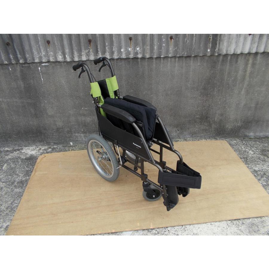 TS-23-0428-01 パナソニック 介助式車いすルッタ VA1013 38cm 車椅子