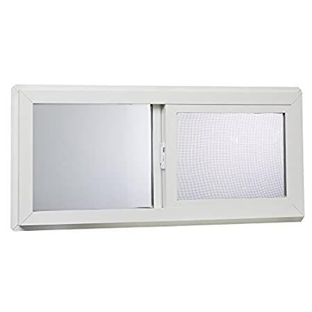 特別価格park Ridge スライド式窓 ビニール製 地下室に 32x14 Inch Vbsi3214pr 1好評