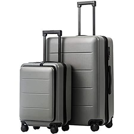 Coolife 荷物スーツケースのワンピースは 旅行かばん 小分けバッグ 旅行用品 ラップトップポケット付きabs Anflordyのcoolife Pcスピナートロリーでキャリーを設定します Anflordy チタング 並行輸入品 B07pb79kp7 2点セット
