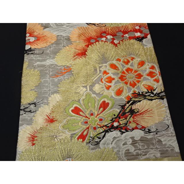 アンティーク丸帯　波　松　豪華　金銀 |  | 05