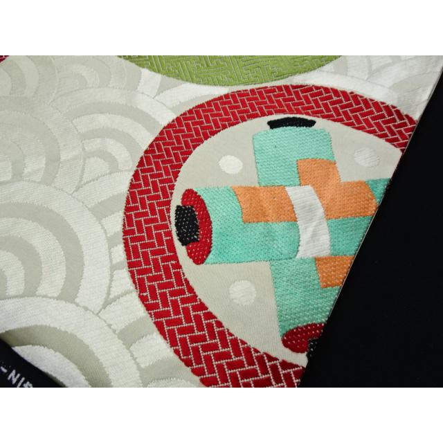 アンティーク丸帯　小槌　青海波　巾着 |  | 06