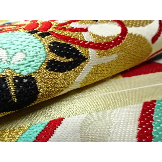 アンティーク丸帯　小槌　青海波　巾着 |  | 07