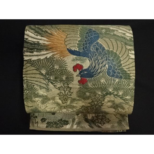 アンティーク丸帯 鳳凰 松 菊 : アンティーク着物 藤乃 - 通販 - Yahoo 
