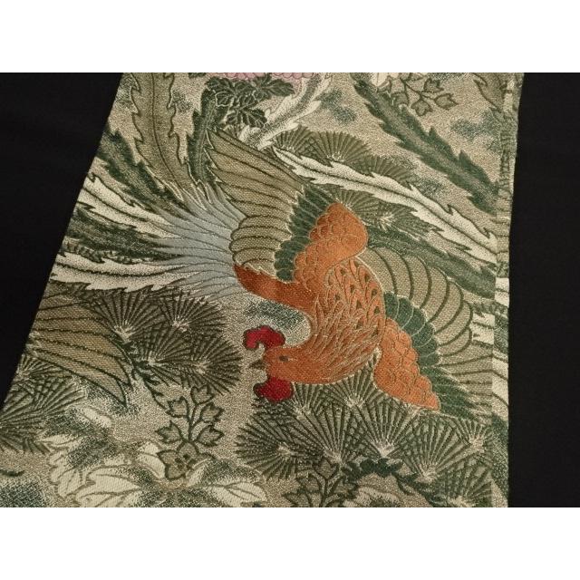 アンティーク丸帯 鳳凰 松 菊 : アンティーク着物 藤乃 - 通販 - Yahoo 