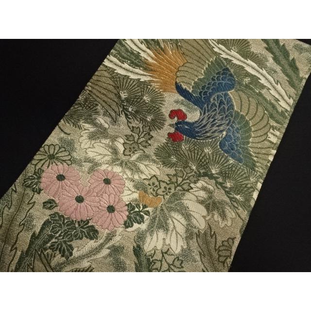 アンティーク丸帯 鳳凰 松 菊 : アンティーク着物 藤乃 - 通販 - Yahoo 