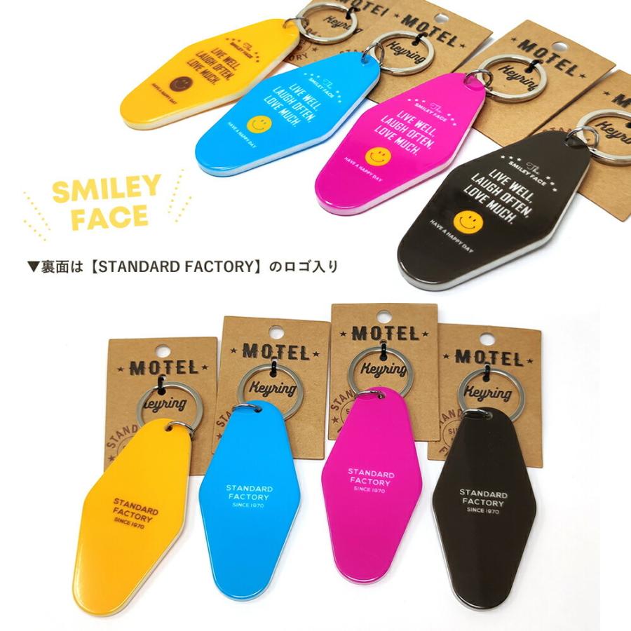 スマイル モーテルキーホルダー ニコちゃん アクリル ホテル