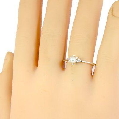 エンゲージリング レディース 人気 リング 婚約指輪 指輪 真珠指輪 ダイヤモンドリング パールリング プラチナ 6月 誕生石 152 01 6p 4 ジュエリーアンジュ 通販 Yahoo ショッピング