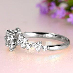 見事な創造力 婚約指輪 ダイヤ フラワー 花 ゴールド K18 18金 18k リング 誕生日プレゼント ダイヤモンド エンゲージリング 人気 レディース 指輪 指輪 金の種類をお選びください イエローゴールド Demolition Training