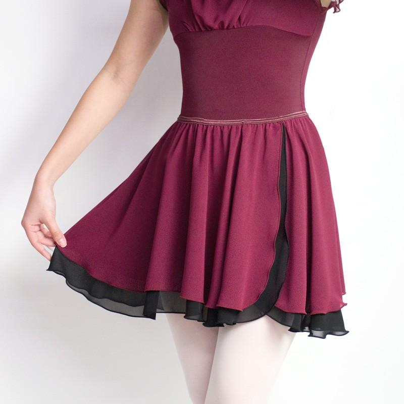 バレエ スカート プルオンスカート 子供 大人 ダブル 二重 日本製 18