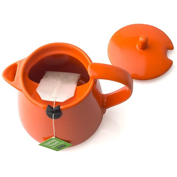 FOR LIFE ティーバッグティーポット Carrot 354ml Teabag Teapot 紅茶 お茶 ハーブ シンプル おしゃれ｜ange-yokohama｜02