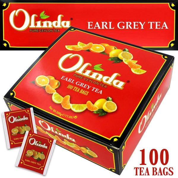 最終決算 Olinda オリンダ アールグレイ 100TB ティーバッグ 紅茶 セイロンティー