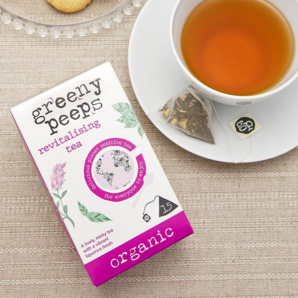 greeny peeps グリーニーピープス リバイタライジングティー 2g×15P 