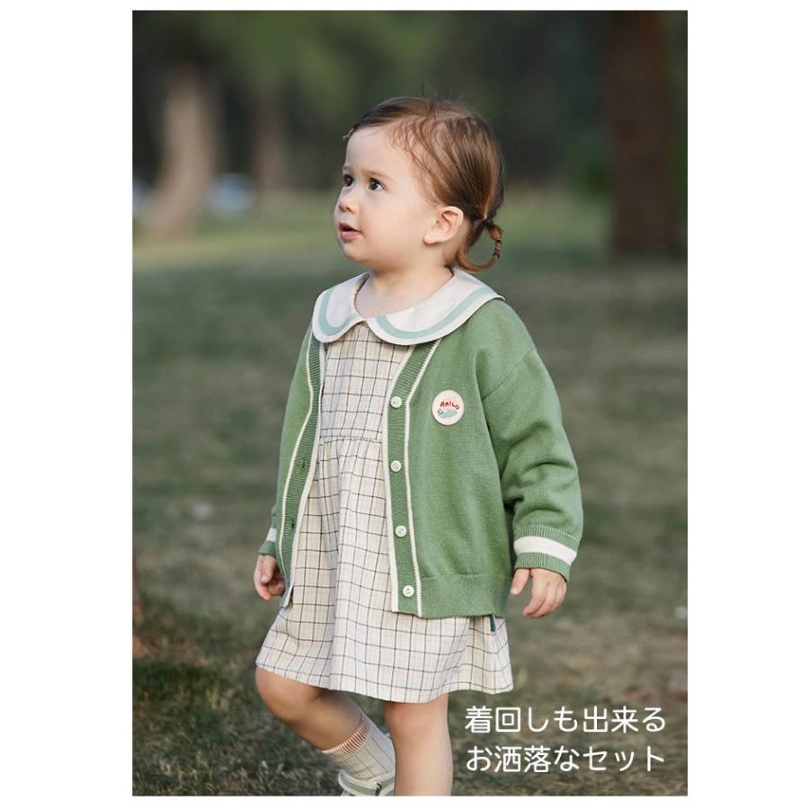 服 保育園 カーディガン ワンピース 綿100 子供 高級 キッズ 2歳 1歳 服 誕生日 赤ちゃん 祝い 衣装 結婚式 フォーマル 長袖 ベビー 女の子 春 きれいめ ワンピース チュニック オリジナル Themtransit Com