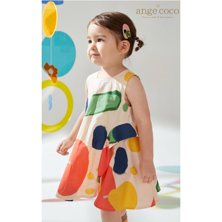 綿100% ワンピース チュニック 女の子 春 夏 カジュアル コットン  