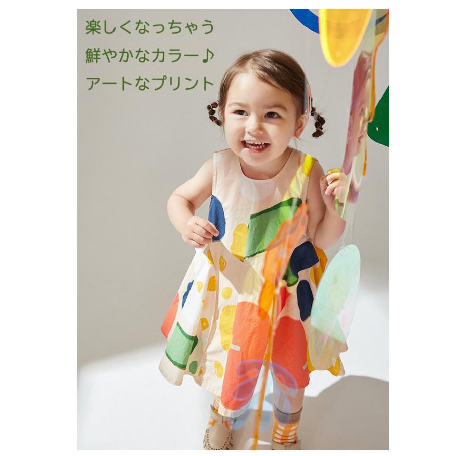 綿100% ワンピース チュニック 女の子 春 夏 カジュアル コットン  