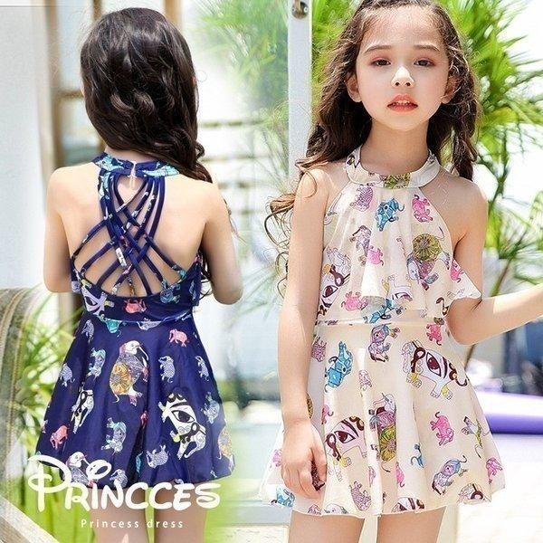 子供 水着 女の子 ワンピース 140 子ども 女 160 150 バースデイ 子供服 22a W新作送料無料