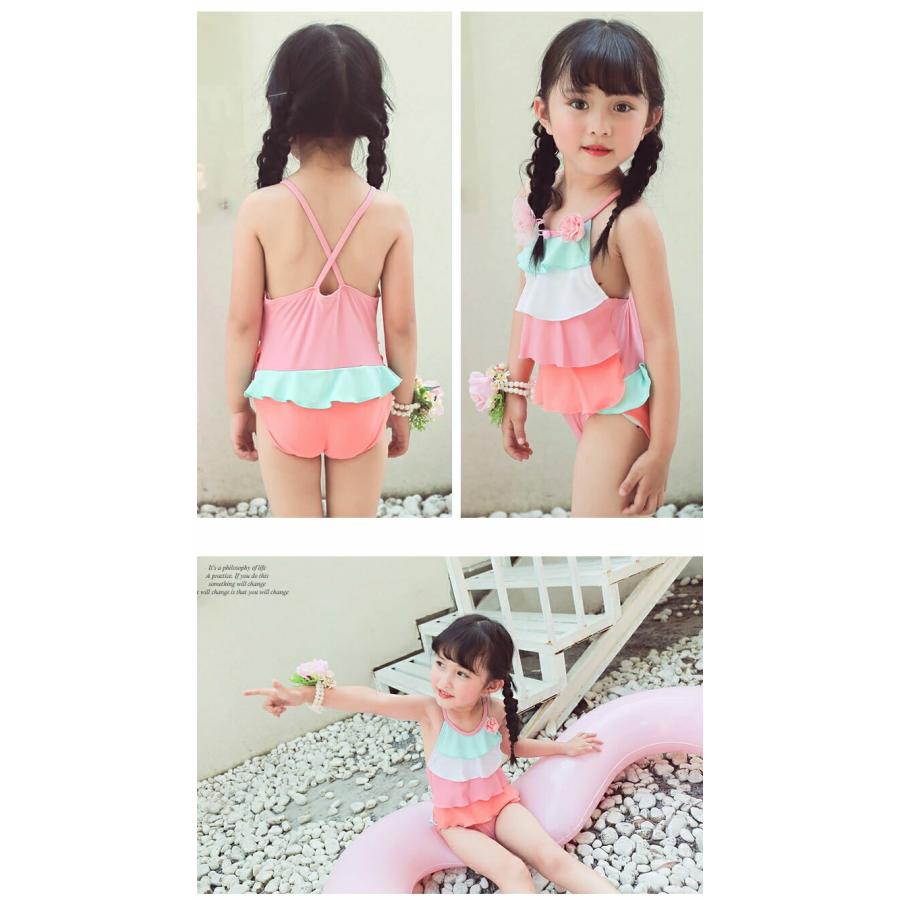 紐ビキニ小学生ジュニアアイドル UPF50+】 キッズ 水着 女の子 90 100 110 130 子供 スイムウェア 子ども 子供水着 UVカット かわいい 幼稚園 保育園 小学生  海 プールジュニア スイミング : 子供ドレス専門店 アンジュココ - 通販 - Yahoo!ショッピング