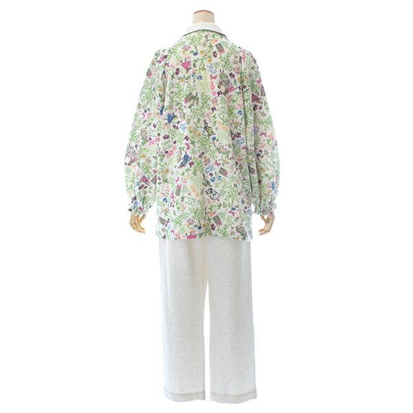 チュニック TUNIC 49408 パジャマ ルームウェア セットアップ 襟付き