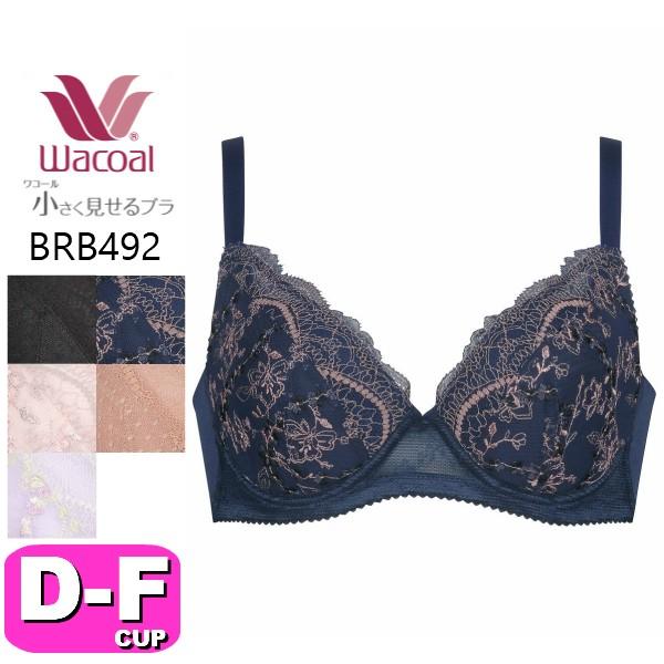 ワコール wacoal BRB492 小さく見せるブラ 3/4カップブラジャー DEFカップ｜angeikoma