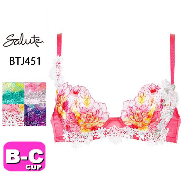 ワコール wacoal サルート salute BTJ451 51シリーズ 3/4カップブラジャー プッシュアップタイプ P-UP BCカップ｜angeikoma