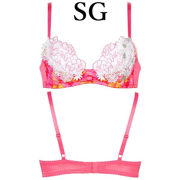 サルート　リボンブラ　E75/L 51G ワコール サルート 【リボンブラ】谷間をキープして美しく魅せる 3／4