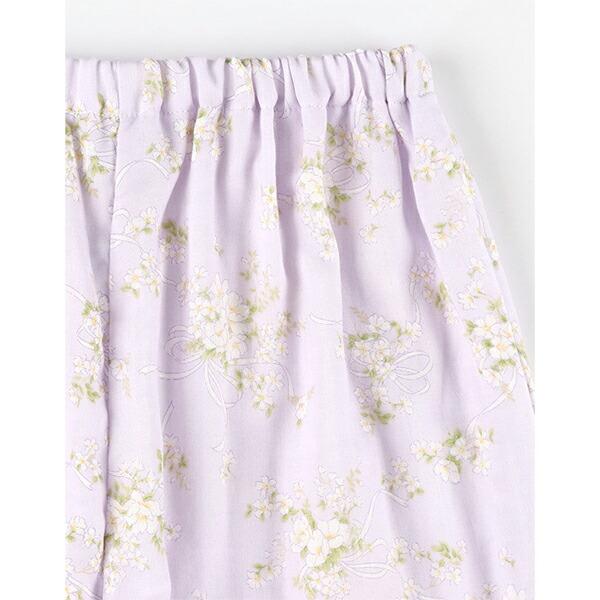 ワコール wacoal リラックス＆スリープ CDX527 グランダー パジャマ ルームウェア セットアップ 長袖 10分袖 長ズボン 10分丈 前開き 全開タイプ 綿100％ 花柄 LL 3Lサイズ 春 秋 冬 PW 母の日 敬老の日 プレゼント ラッピング ギフト WACOAL（ワコール） グランダー パジャマ CDX527 ルームウェア