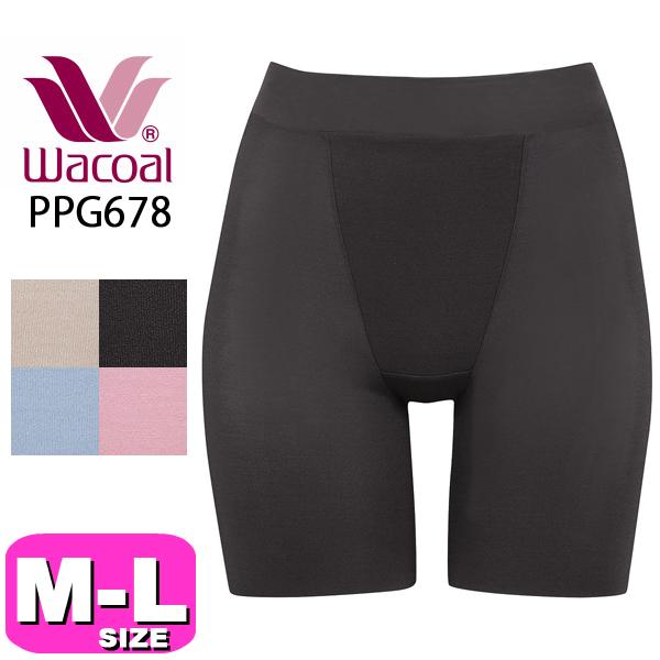 ワコール wacoal PPG678 ショーツ 美ショーツ ロングショーツ 綿混 吸汗 速乾 MLサイズ WB メール便発送可｜angeikoma｜06