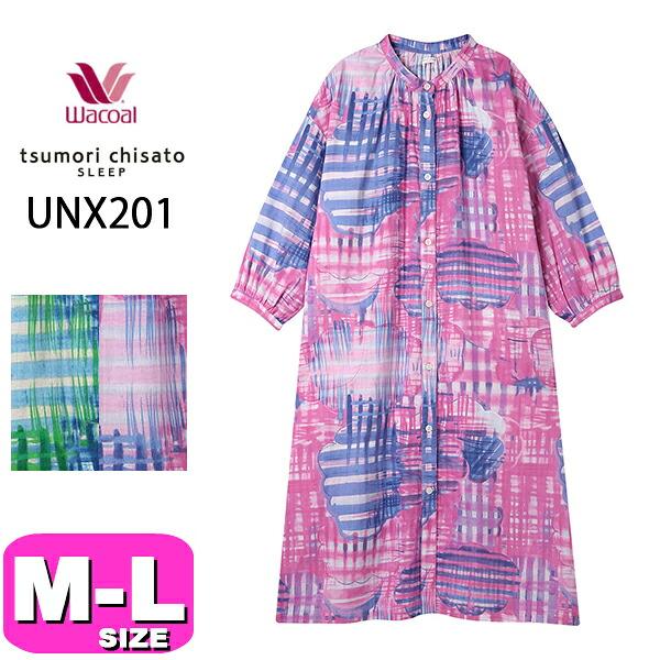 新品タグ付ツモリチサトスリープワンピースM tsumori chisato SLEEP ワコール wacoal ツモリチサトスリープ UNX201