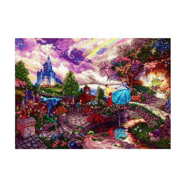 34 割引 内祝い トーマス キンケード クロスステッチ キット 刺繍 シンデレラ ディズニー 生地 糸 ハンドメイド Aci Md