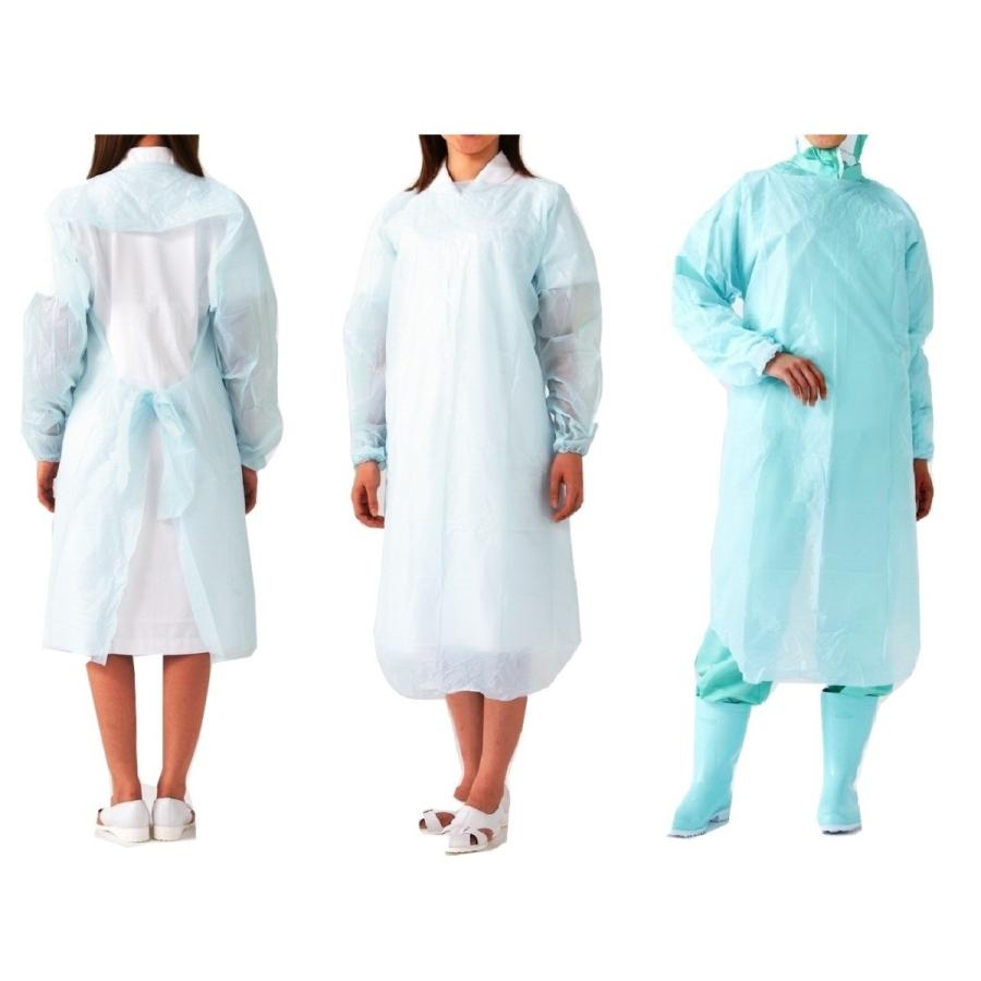 サンフラワー No.753 ディスポガウン 30枚入り 感染対策に最適