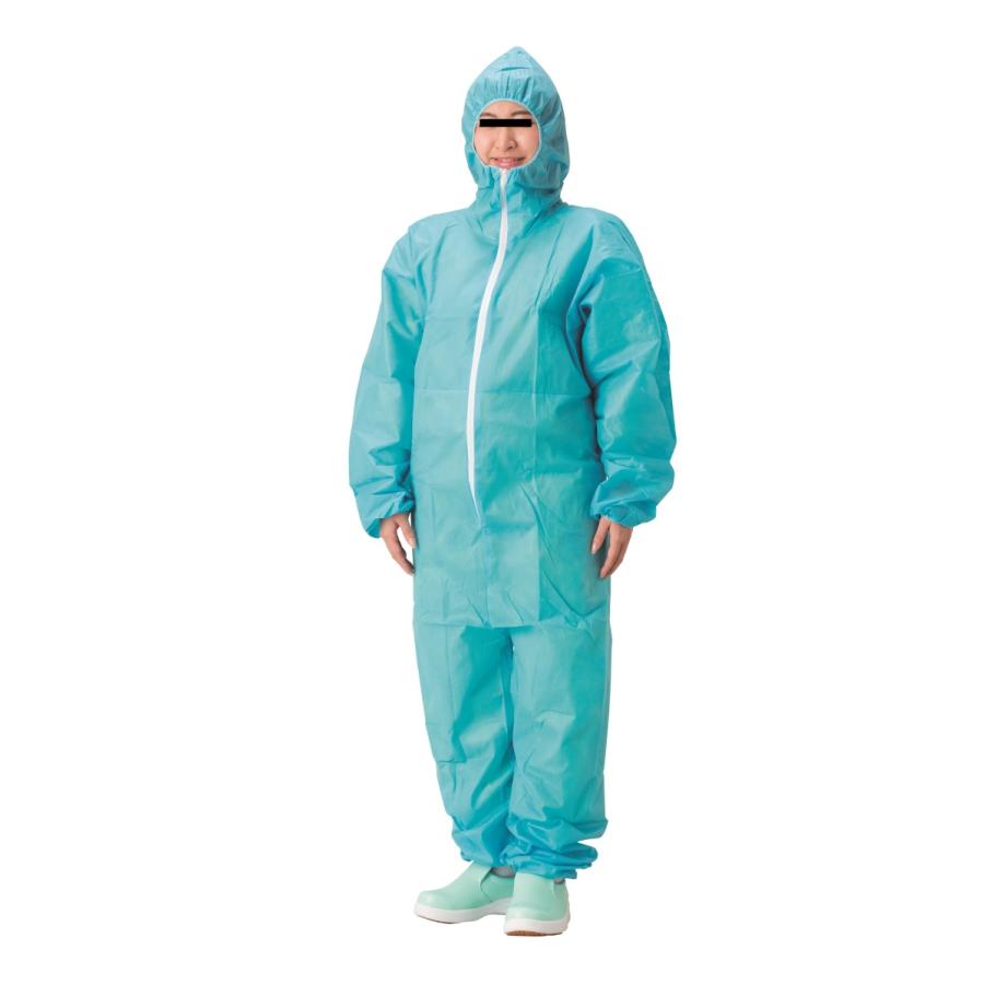 SAVO　カバーオール　未使用品 サンフラワー SUN96 ディスポカバーオール ブルー 1袋1着入り