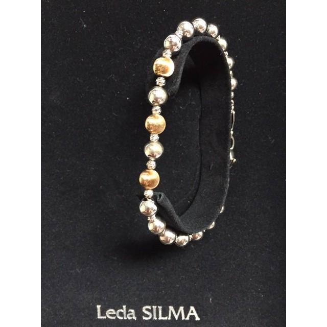 ☆新品・未使用☆ レダシルマビーズ&ビーズ 2重ブレスレット