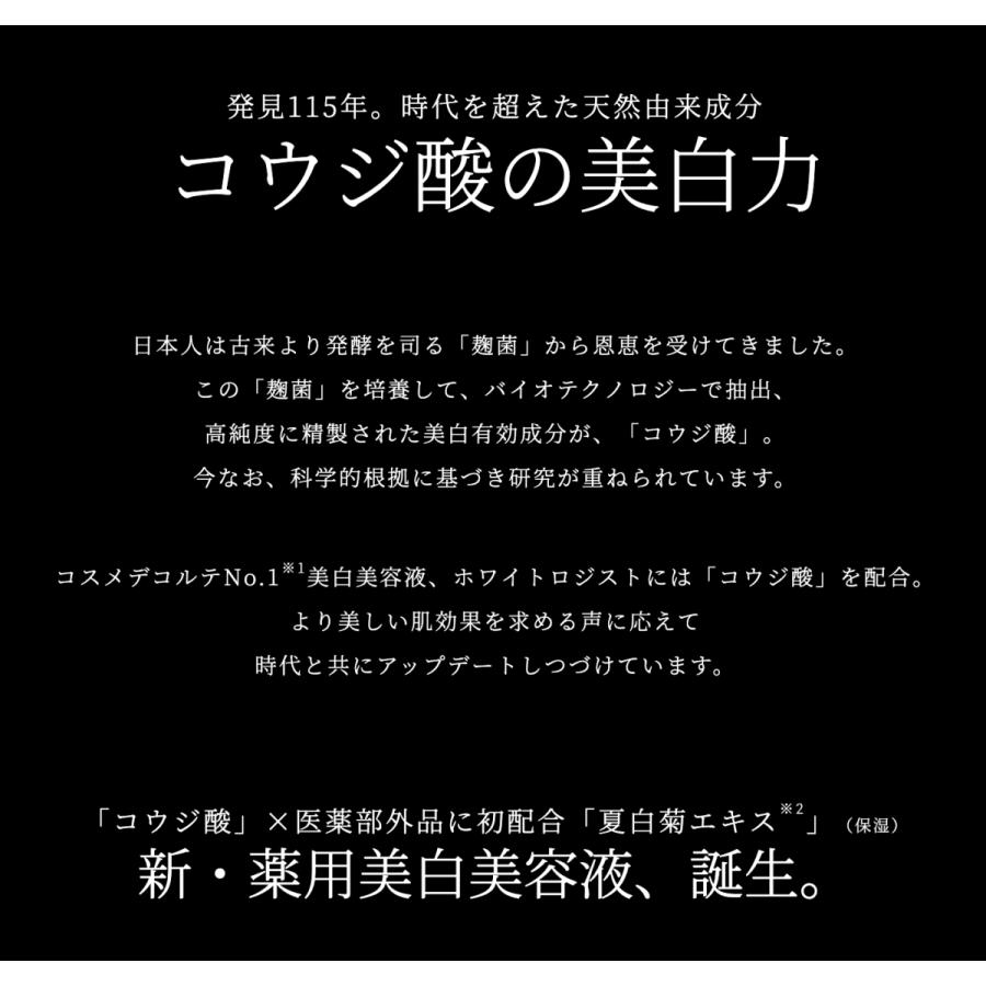 期間限定SALE 国内正規品コスメデコルテ ホワイトロジスト ネオジェネシス ブライトニング コンセントレイト 新発売美白美容液 徹底的なシミ対策 新成分配合｜angel-devil｜04