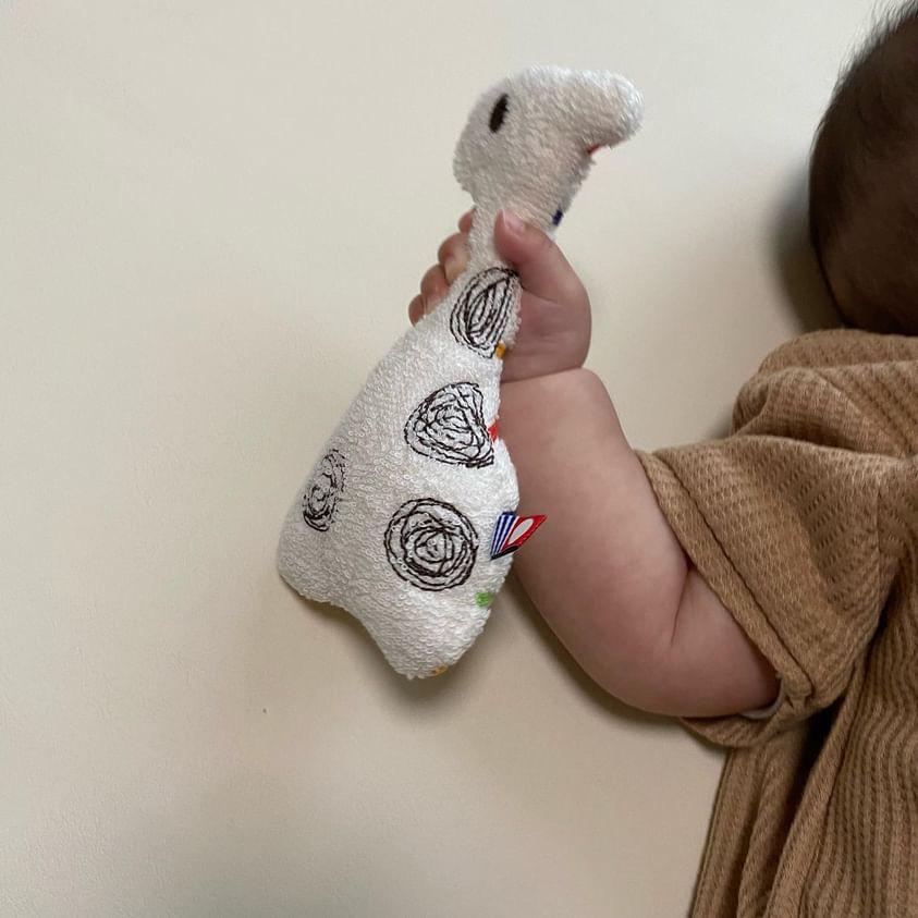 エンゼル ニギニギ 今治タオル 日本製 ベビーラトル にぎにぎ 鈴入り