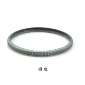 ブレスレット シリコン ゴム バングル リフトバンド スポーツ LIVE FIT