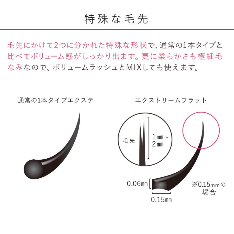 まつ毛エクステ プロ用 まつエク マツエク エクストリームフラット